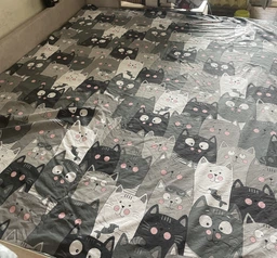 Простирадло на резинці Moon&Star Sleepy Cats Бязь Gold Люкс 200х200+25 см (MS-850003418)