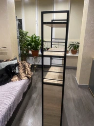 Книжная полка универсальная Ferrum-decor Стим 2 74x63x26 черный ДСП Дуб Сонома 16мм (FRD-104106)