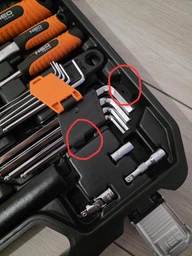 Набір інструментів Neo Tools 08-945 CrV та S2 143 шт (5907558452969) фото від покупців 1