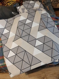 Комплект постельного белья "Triangular patterns" евро полиестер 200х220 см фото от покупателей 2