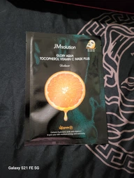 Тканинна маска для обличчя з токоферолом JMSOLUTION GLORY AQUA TOCOPHEROL VITAMIN C MASK PLUS