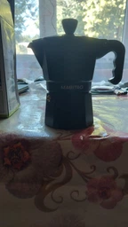 Кавоварка гейзерна Espresso Moka Maestro MR-1666-9 Black 450мл на 9 чашок алюмінієва