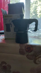 Кавоварка гейзерна Espresso Moka Maestro MR-1666-9 Black 450мл на 9 чашок алюмінієва фото від покупців 2