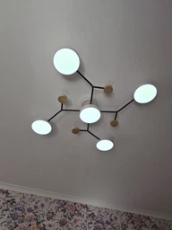 Светильник потолочный настенный LED 5 плафонов фото от покупателей 4