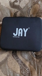 Перкусійний масажер для спини та тіла JAY Pro Масажний пістолет зі змінним акумулятором Карбоновий фото від покупців 1