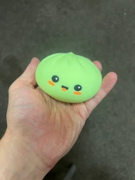 Сквіш антистрес Бао булочка пельмень Squishy Dumpling, м’яка іграшка 9 см в коробочці (2901)