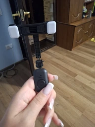 Штатив для телефону смартфону селфі палиця трипод монопод з LED лампою Bluetooth пультом телескопічна тринога селфіпалка висувний регульований поворотний для фото відео зйомки 107 см складний компактний тримач бездротовий з дистанційним керуванням фото від покупців 7