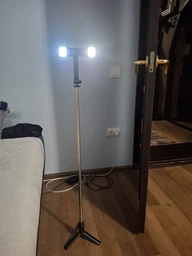 Штатив для телефону смартфону селфі палиця трипод монопод з LED лампою Bluetooth пультом телескопічна тринога селфіпалка висувний регульований поворотний для фото відео зйомки 107 см складний компактний тримач бездротовий з дистанційним керуванням фото від покупців 5