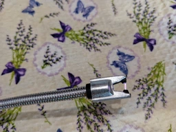 Електрична USB запальничка для газової плити та кухні антивітер із довгим носиком імпульсна на акумуляторі Рожевий фото від покупців 3