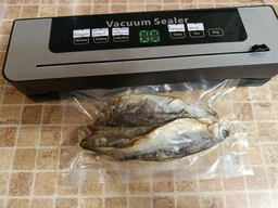 Вакууматор для продуктів 120W із запайкою для дому 10 пакетів фото від покупців 4