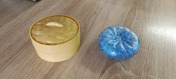 Игрушка-антистресс сквиш Dumpling Squishy Mix Bun Пельмень в пароварке 10см