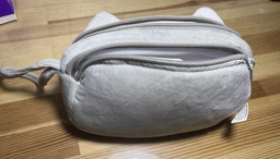Пенал-сумка косметичка клатч детский Pusheen cat 19х11 см Серый n-12158