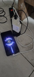 Кабель быстрой зарядки 6А USB / Type C Белый 120W 1 метр Turbo Charge