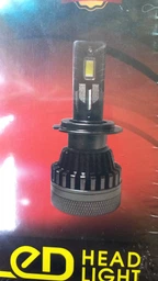 Авто лампи led автомобільні h4 2 шт комплект 6500K ксенон для авто фар переднього головного ближнього та дальнього світла Andowl xenon W-H4-X1 ходові світлодіодні лед лампочки в передні фари автомобіля лампа з охолодженням вентиляцією cob світлодіоди фото від покупців 1