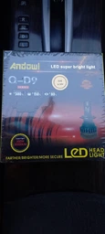 Авто лампи led автомобільні h4 2 шт комплект 6500K ксенон для авто фар переднього головного ближнього та дальнього світла Andowl xenon W-H4-X1 ходові світлодіодні лед лампочки в передні фари автомобіля лампа з охолодженням вентиляцією cob світлодіоди