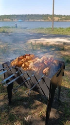 Мангал Vesuvi Camping високий 3 мм на 6 шампурів (MVCAMP-V3)
