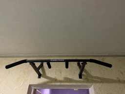 Турник настенный домашний PullUp разборной 3 хвата обычный + широкий + узкий хват черный (P1041)