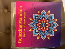 Раскраска-антистресс Relaxing Mandala для взрослых — книга с мандалами для творчества и отдыха фото от покупателей 2