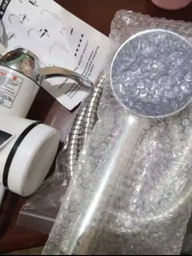 Водонагрівач проточний електричний з душовою лійкою та Led дисплей індикація нагріву BRS White фото від покупців 2