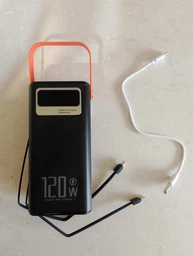 Повербанк 100000 mah 20W Super Fast Charge 10269 с LED дисплеем и быстрой зарядкой PD/QC 3 порта powerbank павербанк для телефона apple айфона iphone самсунг samsung роутера планшета универсальный с фонариком чорний фото от покупателей 1