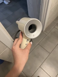 Фен для волос профессиональный Super Hair Dryer 5в1 с держателем белый + серый фото от покупателей 1