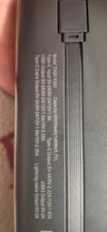 Повербанк 40000 mah 22.5W Qinetiq RQ-40 з LED дисплеєм і швидкою зарядкою PD/QC кабель Type-C в комплекте powerbank 40 000 павербанк для телефона apple айфона iphone самсунг samsung роутера планшета універсальний павербанк з ліхтариком Space black фото від покупців 6