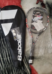 Теннисная ракетка Babolat для мужчин и женщин, для начинающих взрослых, тренировочная ракетка для тенниса в одиночку [с предварительно натянутыми струнами] фото от покупателей 2