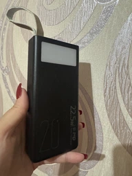 Повербанк 20000 mah 22.5W Super Fast Charge 10192 з LED дисплеєм і швидкою зарядкою PD/QC 3 порта powerbank павербанк для телефона apple айфона iphone самсунг samsung роутера планшета універсальний з ліхтариком фото від покупців 13