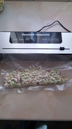 Вакуумний пакувальник побутовий вакууматор Deluxe Food Model: vs0150 українська версія для їжі так продуктів 120 Вт з дисплеєм та різаком + шланг для вакуумування