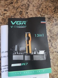 Набор для стрижки VGR V-173 BLUE 13 в 1 фото от покупателей 1