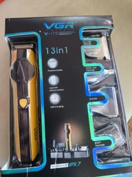 Набор для стрижки VGR V-173 BLUE 13 в 1