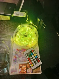 Світлодіодна стрічка LED RGB Bluetooth 100 LED гірлянда розумна з додатком 10 метрів фото від покупців 1