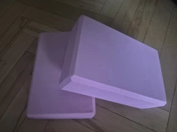 Блок для йоги и фитнеса EVA 23х15.5х7.5 см 180 грам Розовый