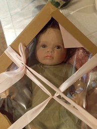 Лялька реборн дівчинка Reborn з волоссям реалістична арт.7272 55 см