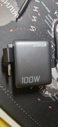 Мережевий зарядний пристрій Anker GaN Charger 100 Вт 2xUSB-C PD 1xUSB-A + кабель Type-C Dark Grey (B121BGZ1) фото від покупців 3