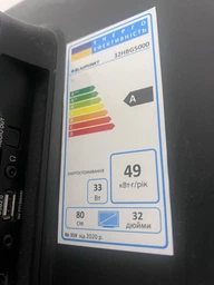 Пульт для телевизора Blaupunkt 32HBE4000 без голосового пошуку (3658)