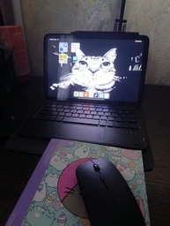 Чехол-клавиатура Smart Cover + Мышка для Xiaomi Pad 5 10.9" Ukr+Ru+En Black