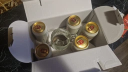 Подарунковий набір пива Budweiser Budvar Original Czech Lager 5% 0.5 л x 5 шт + келих 0.3 л (8594403706376) фото від покупців 3