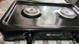 Газовая настольная плита YUCEL LPG BLACK на 2 конфорки кухонная фото от покупателей 1