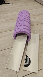 Массажный ролик EasyFit 33 см Multi-Function салатовый (роллер, валик, цилиндр для МФР и йоги, массажер для спины, ног, рук, шеи)