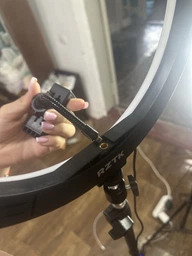Светодиодная лампа RZTK кольцевая Light Ring 30 USB + штатив 2.1 м фото от покупателей 3
