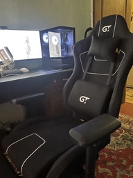 Геймерское кресло GT Racer X-2305 Fabric Gray/Black [122599]