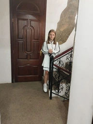Детское платье для девочки подростковое нарядное IRmAS 1282 рост размер 164 белое молочное для школы