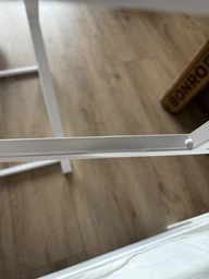 Геймерський ігровий комп'ютерний стіл 0,8 мм Bonro 276 білий фото від покупців 5
