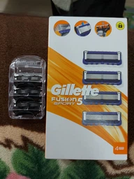 Сменные картриджи для бритья (лезвия кассеты) мужские Gillette Fusion5 SPORT 12 шт