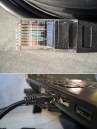 Патч-корд RZTK CAT5e RJ45 UTP 30 м Серый фото от покупателей 4