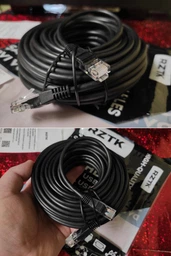 Патч-корд RZTK CAT5e RJ45 UTP 30 м Серый фото от покупателей 1