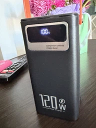 Повербанк 100000 mah 20W Super Fast Charge 10269 з LED дисплеєм і швидкою зарядкою PD/QC 3 порта powerbank павербанк для телефона apple айфона iphone самсунг samsung роутера планшета універсальний з ліхтариком чорний