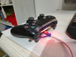 Джойстик игровой универсальный для sony playstation ps3 ps4 PC ios android tv windows беспроводной Doubleshock bluetooth геймпад сони плейстейшен пс3 пс4 пк компьютера андроид тв с двойной вибрацией сенсором аудио динамиком + зарядный кабель чорный фото от покупателей 1