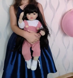 Реалістична Кукла Реборн 55 см повністю вінілова Doll Reborn Baby К0100202